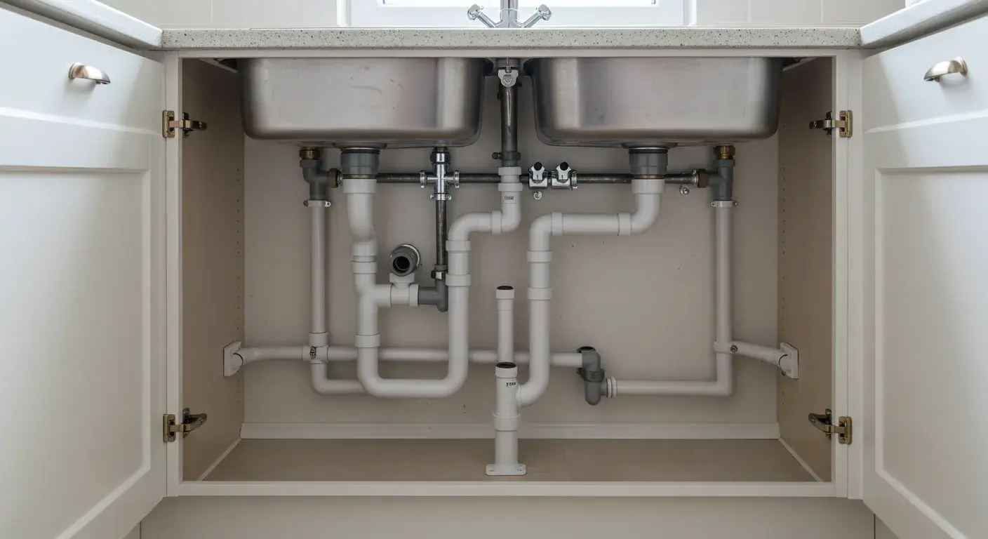 Under-Sink Pipe Installation in longmont
